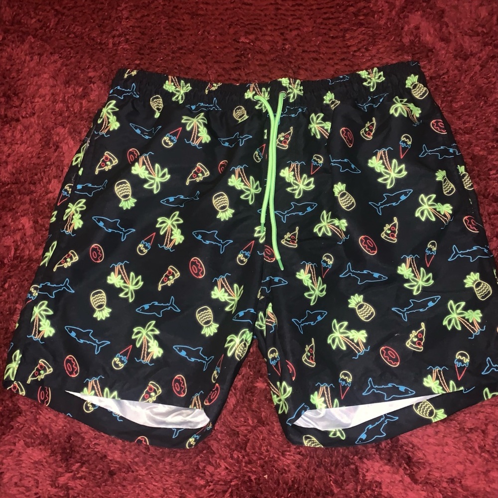 Hot coals swim trunks